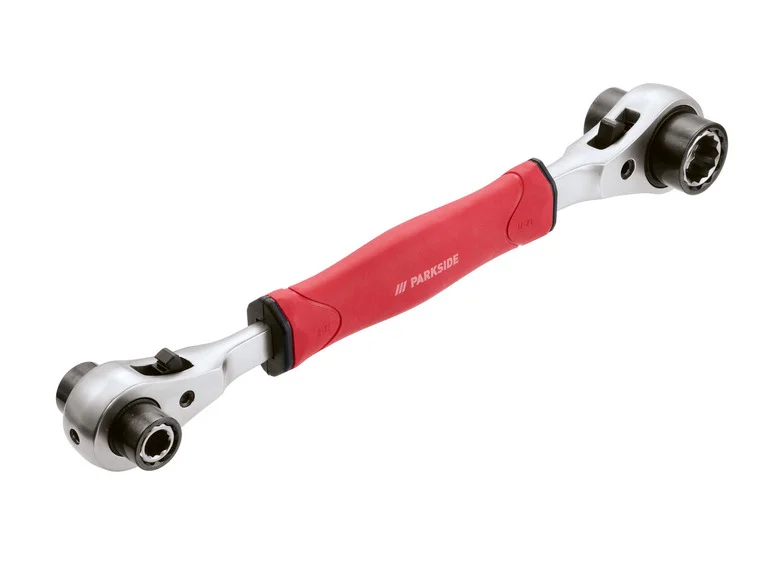PARKSIDE® Clé multi-cliquet ou cliquet 8 en 1. poignée bi-matière