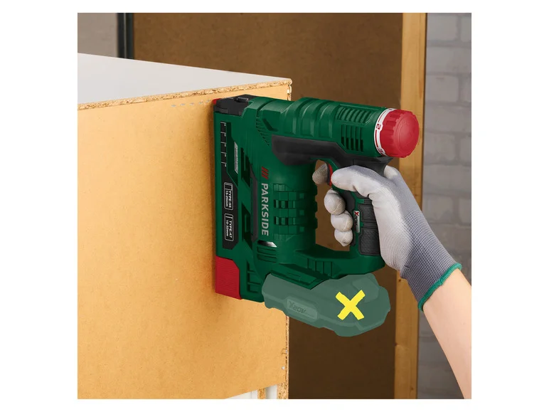 PARKSIDE® Agrafeuse sans fil PAT 20-Li A1. sans batterie ni chargeur. 20V