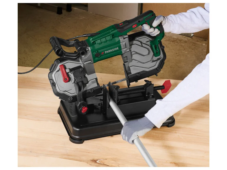 PARKSIDE® Scie à ruban pour métaux PMB 1100 B2. 1100 W