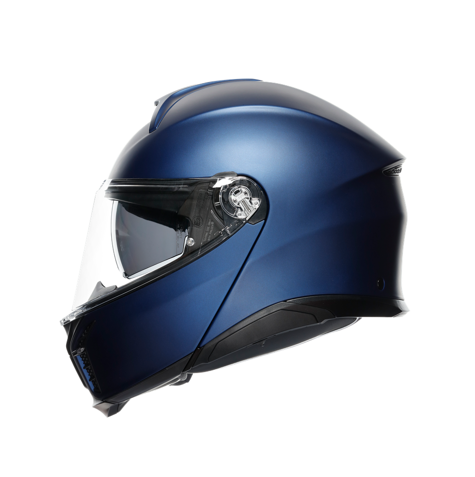 TOURMODULAR GALASSIA BLUE MATT - MOTORBIKE FLIP UP HELMET E2206