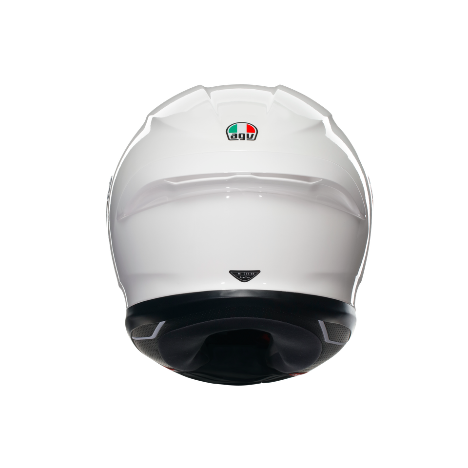 K6 S WHITE - MOTORBIKE FULL FACE HELMET E2206