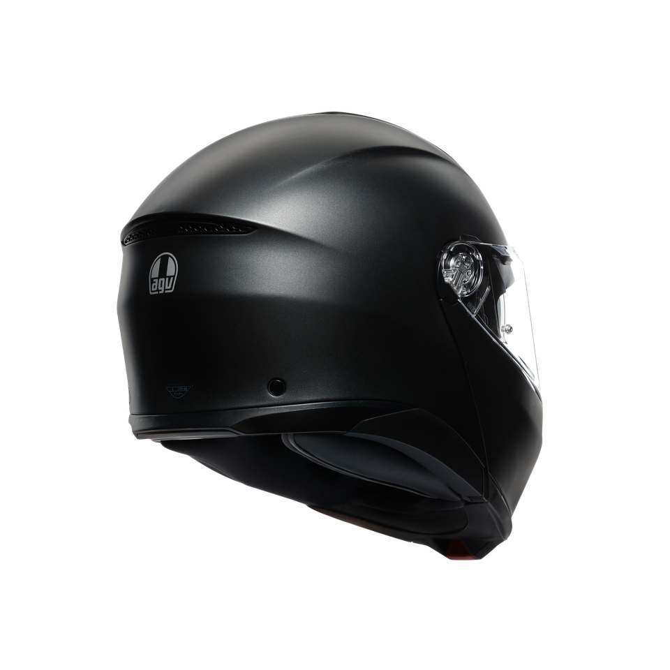 TOURMODULAR MATT BLACK - MOTORBIKE FLIP UP HELMET E2206