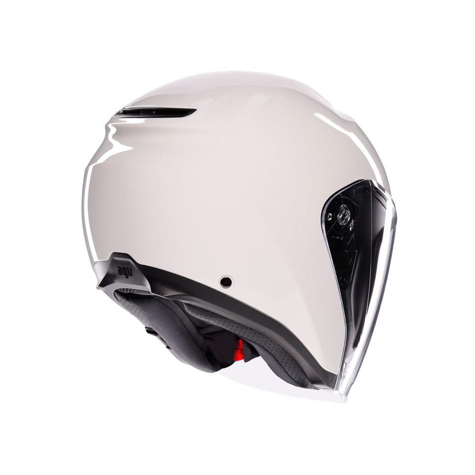 IRIDES MONO MATERIA WHITE - MOTORBIKE OPEN FACE HELMET E2206
