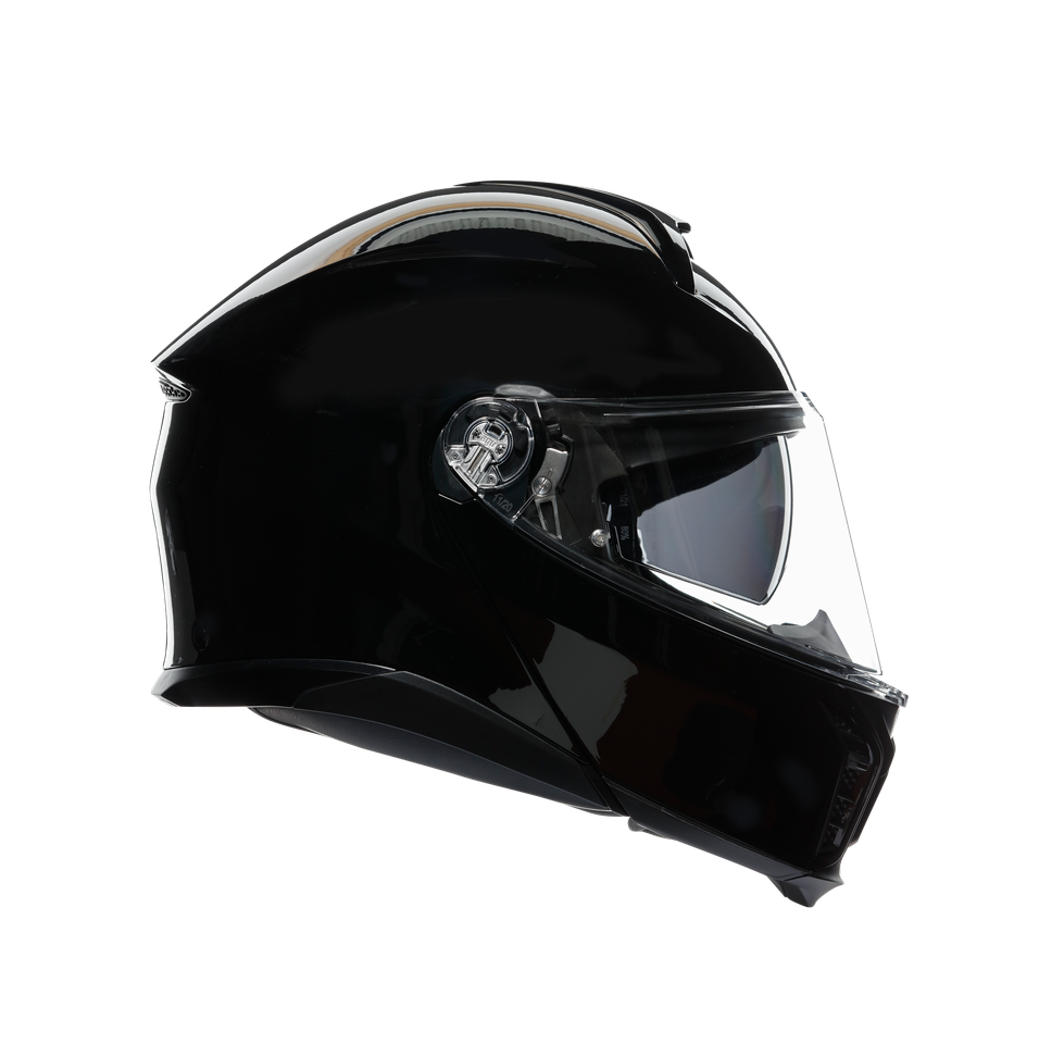 TOURMODULAR BLACK - MOTORBIKE FLIP UP HELMET E2206