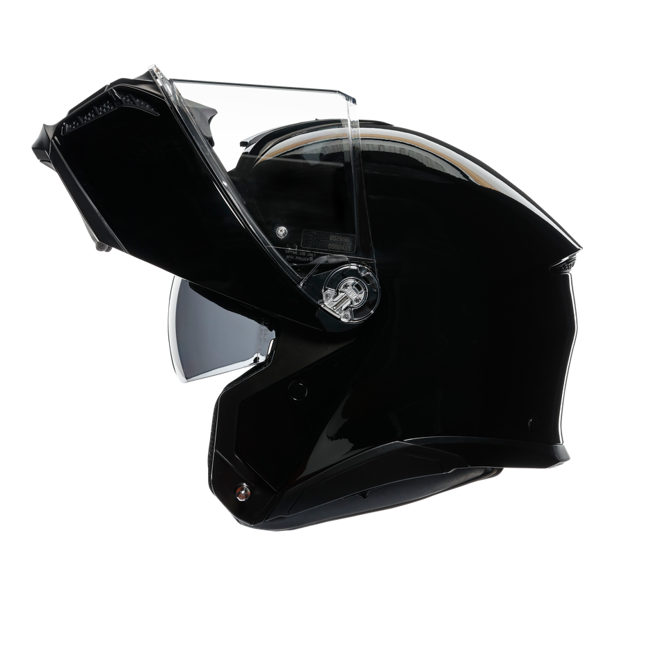TOURMODULAR BLACK - MOTORBIKE FLIP UP HELMET E2206