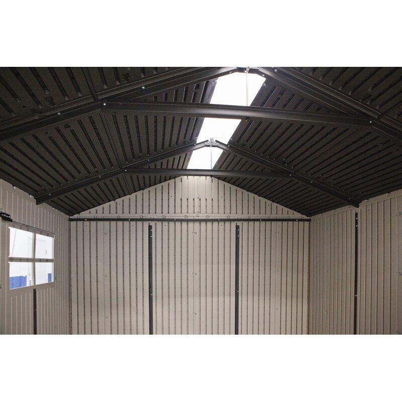 7 ft. W x 7 ft. D Plastic Storage Shed