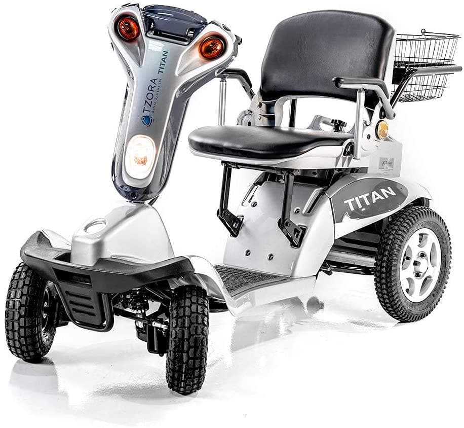 Tzora Titan 4 Hummer XL Folding 4-Wheel Electric Mobility Scooters