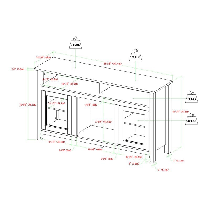 TV Stand for TVs up to 65