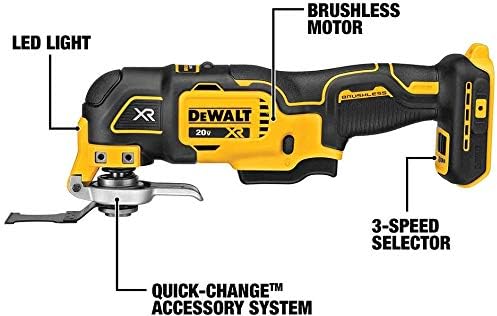 DEWALT 20V MAX Power Tool Combo Kit, 4-Tool Cordless Power Tool Set with 2 Batteries and Charger (DCK444C2)
