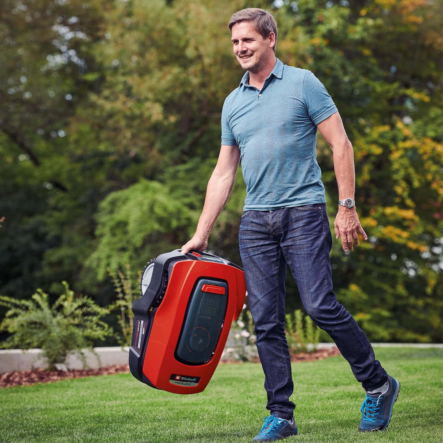 Einhell Power X-Change 18V Robotic Lawnmower With Charging