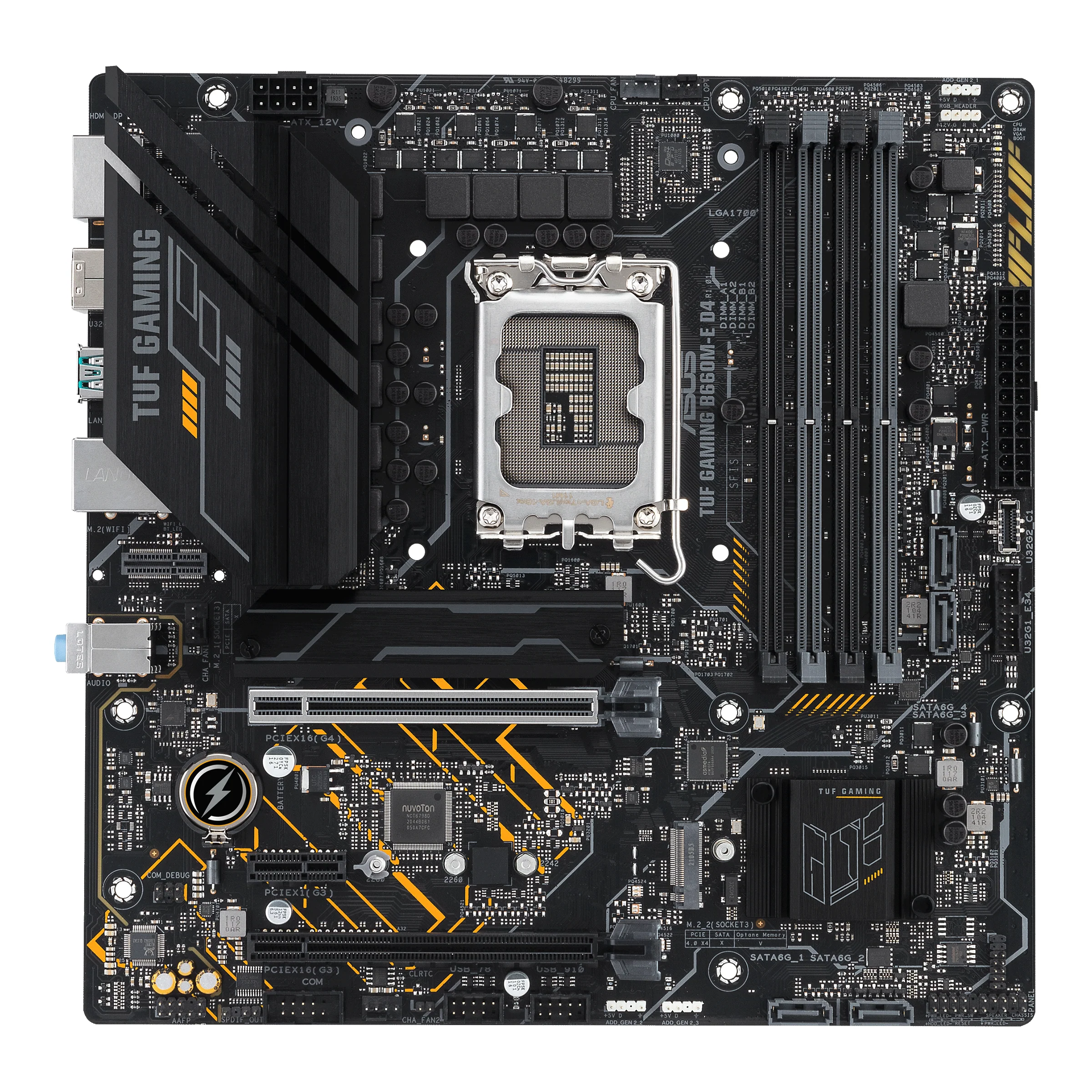 ASUS TUF GAMING B660M-E (mATX. B660. LGA 1700. DDR4)
