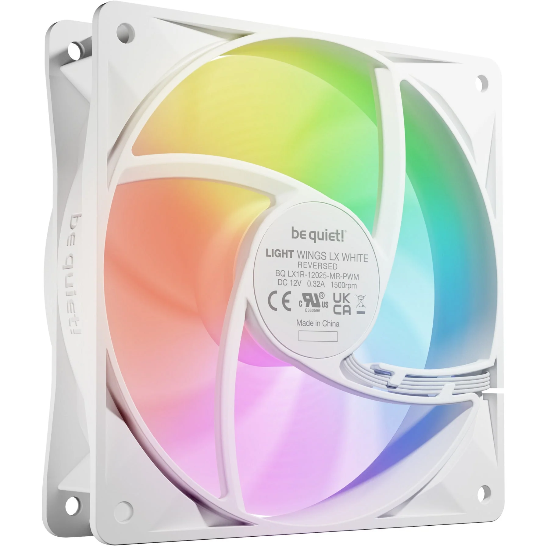 Be quiet Light Wings LX PWM 120 mm Reverse (white. 120 mm)