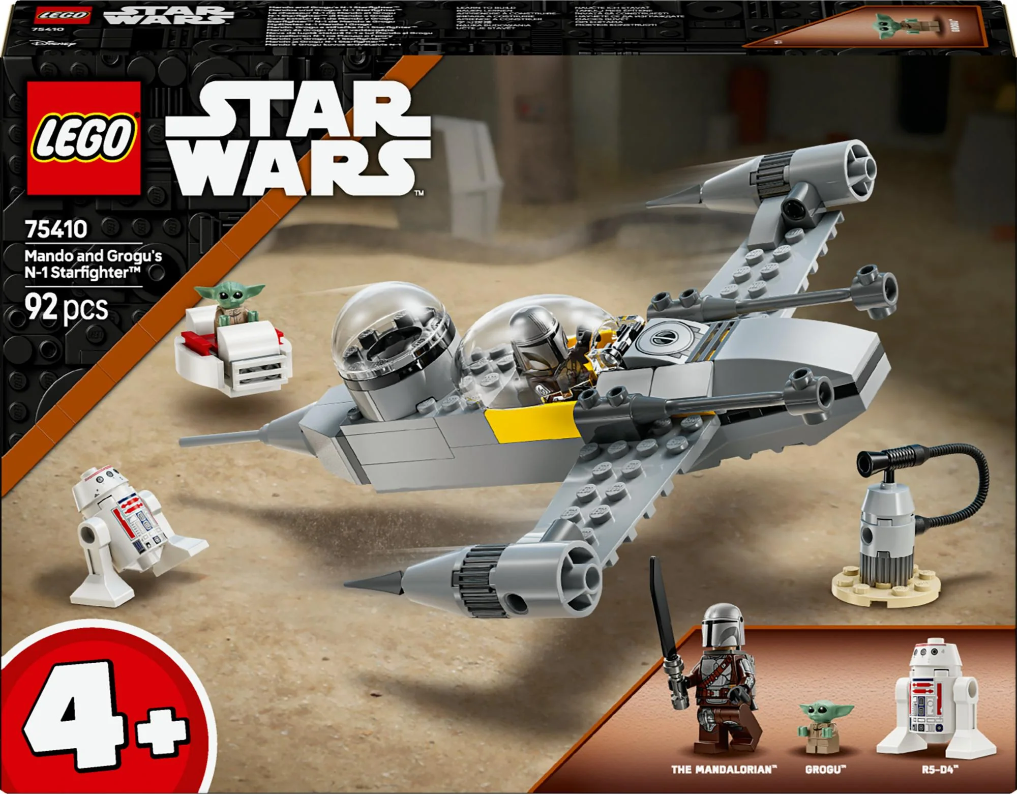 LEGO 75410 Star Wars Mando and Grogu's N-1 Starfighter