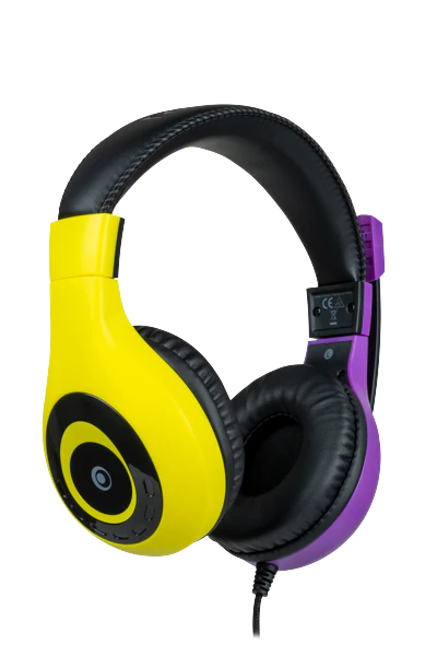 BigBen Interactive Stereo Gaming Headset V1 - Lilla + Gul (Switch)