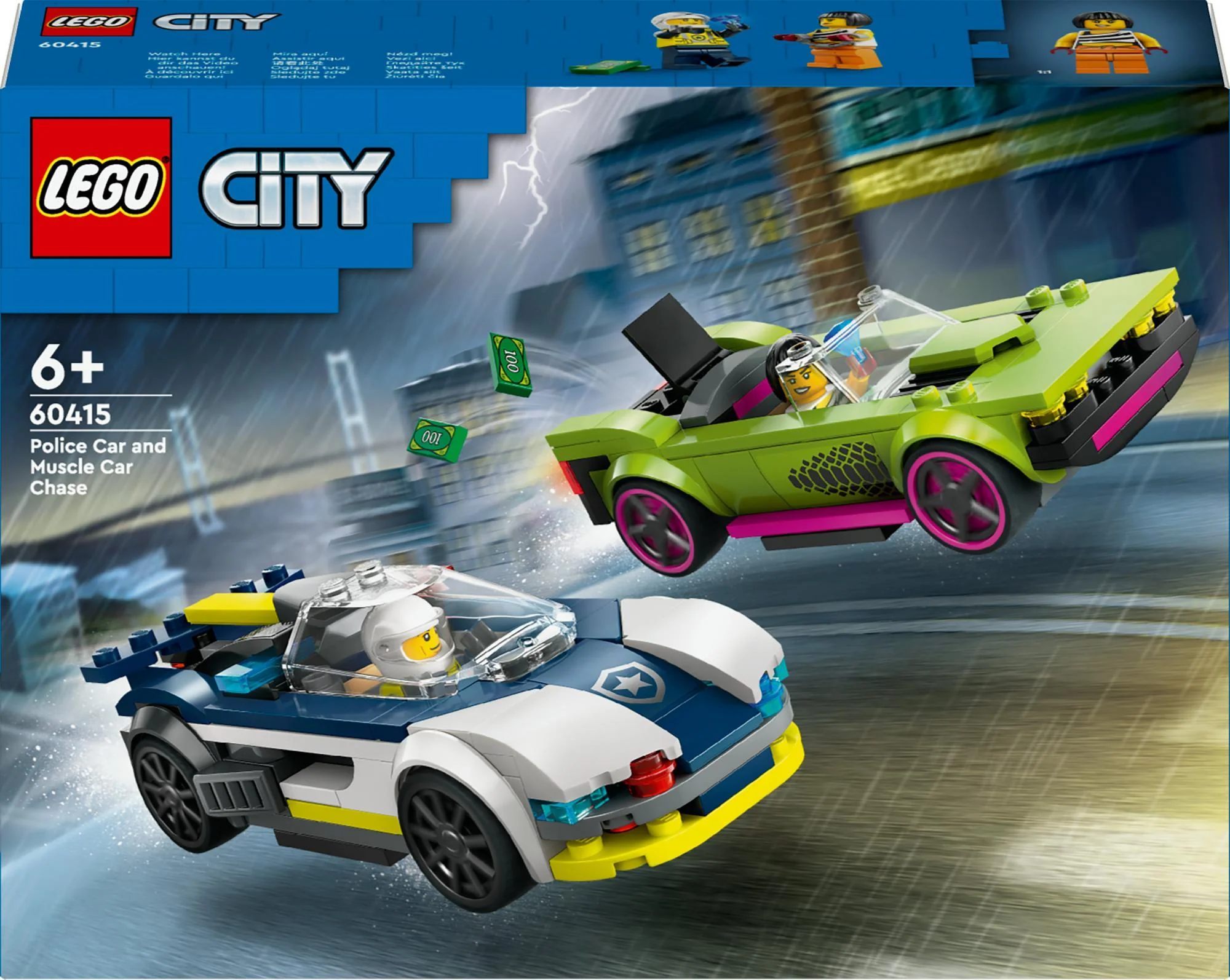 LEGO 60415 City Police Car and Muscle Car Chase