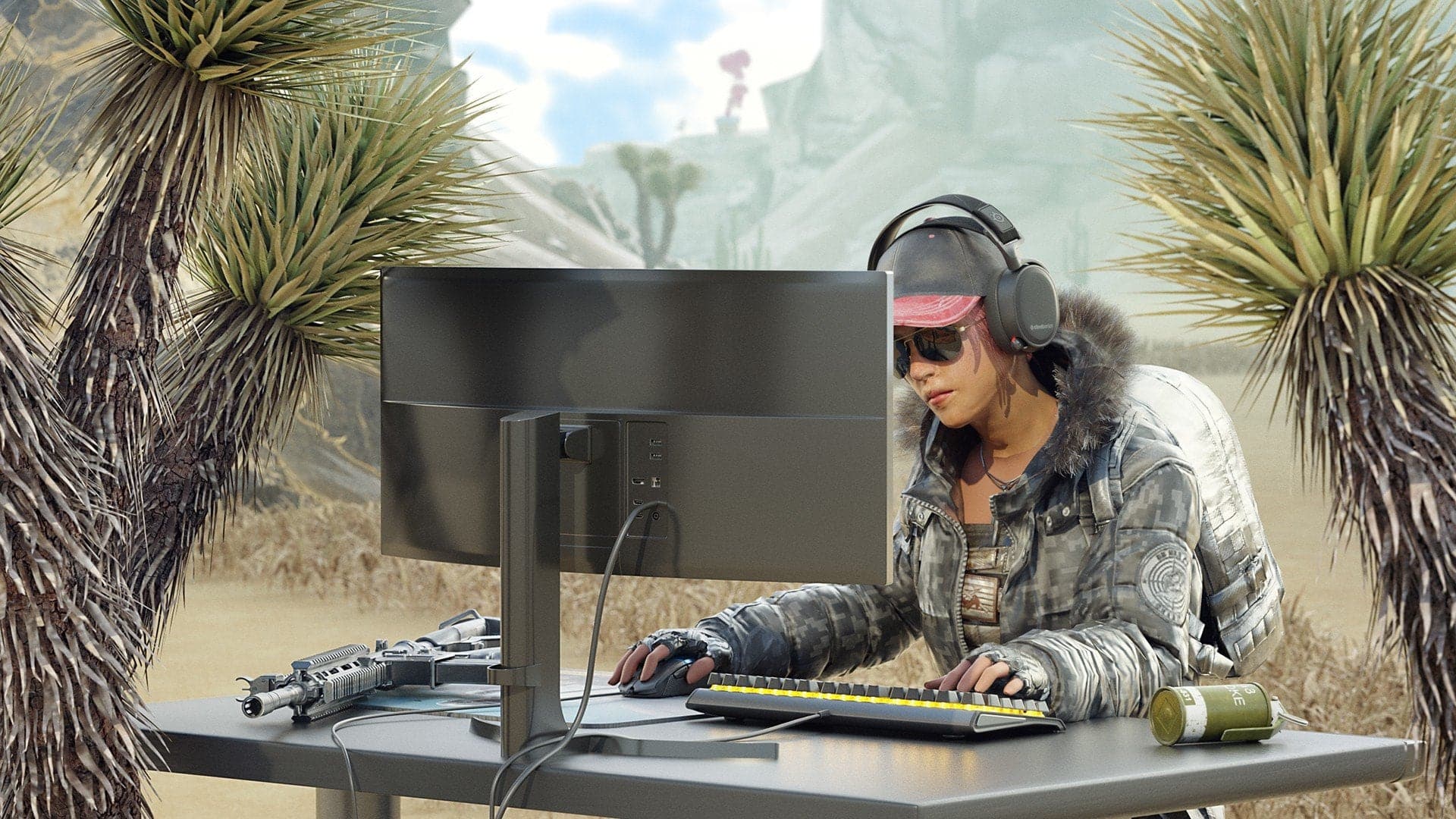 Steelseries– Arctis 7 Gaming-Headset– Weiß