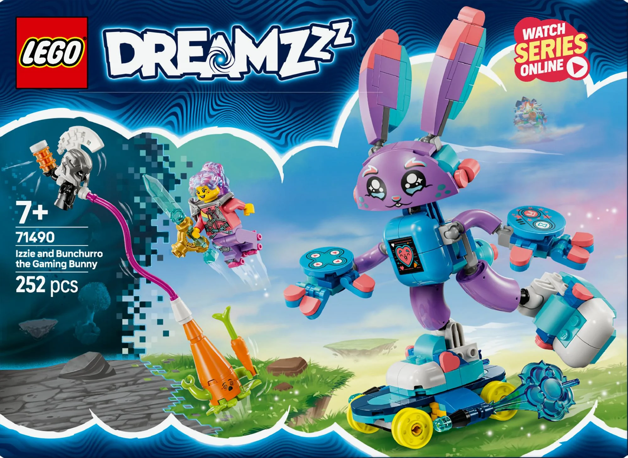LEGO 71490 DREAMZzz Izzie and Bunchurro the Gaming Bunny