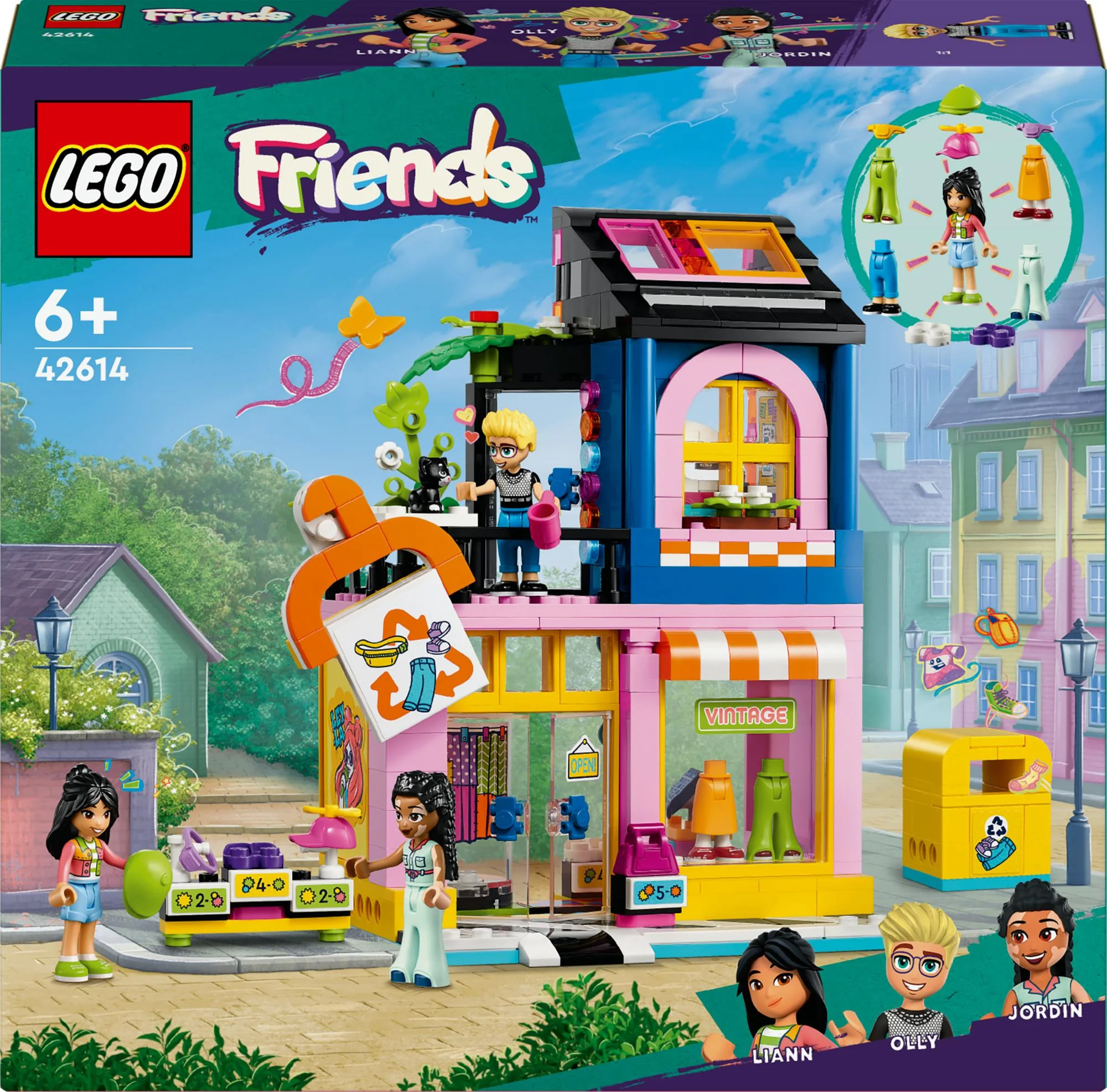 LEGO 42614 Friends vintage fashion store