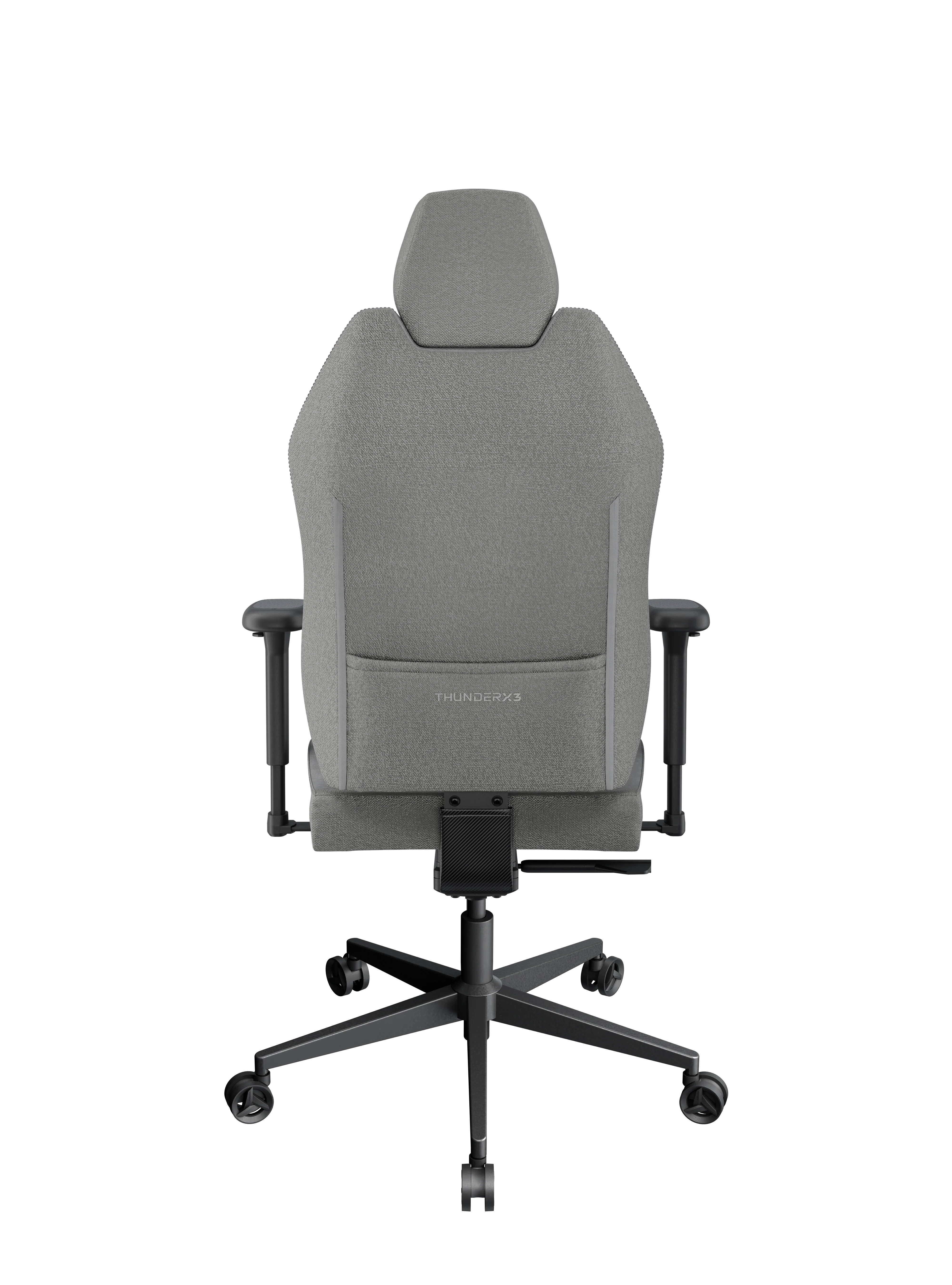 ThunderX3 TX3 SOLO – Loft Air Light Grey Kontorstol med SYNC4 og 6D Justering (125 kg max)