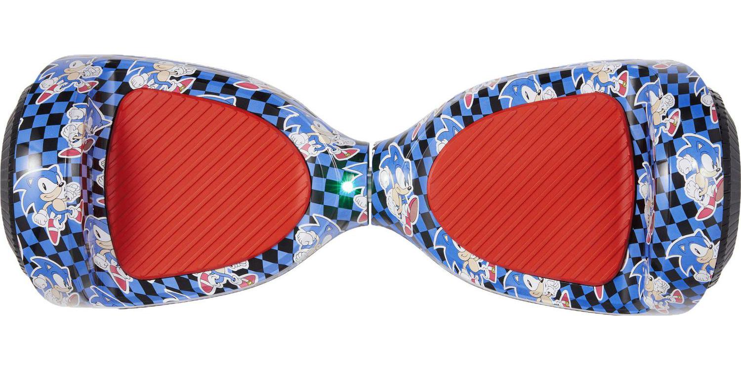 Sonic the Hedgehog Hoverboard with 3D LED Light up Wheels. Hoverboard for Kids. Ages 6 - 12. Blue
