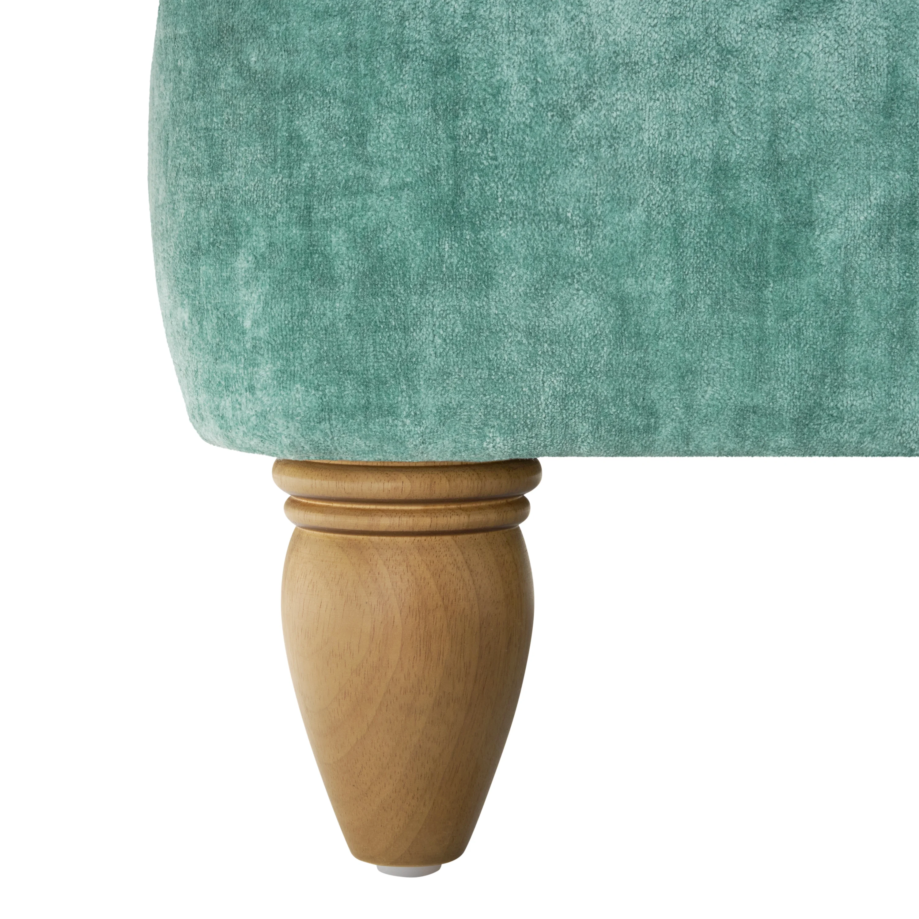 The Pioneer Woman Laurel Tufted Sofa, Cream Velvet, 79.53 in