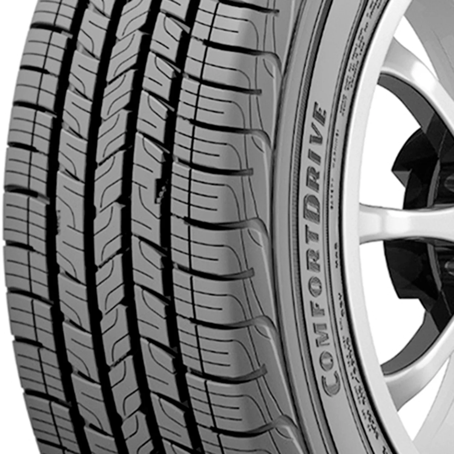 Set of 4 (FOUR) Goodyear Assurance ComfortDrive 235/65R18 106V AS A/S Performance Tires Fits: 2022-23 Toyota Highlander Hybrid Bronze Edition, 2021 Toyota Highlander XSE