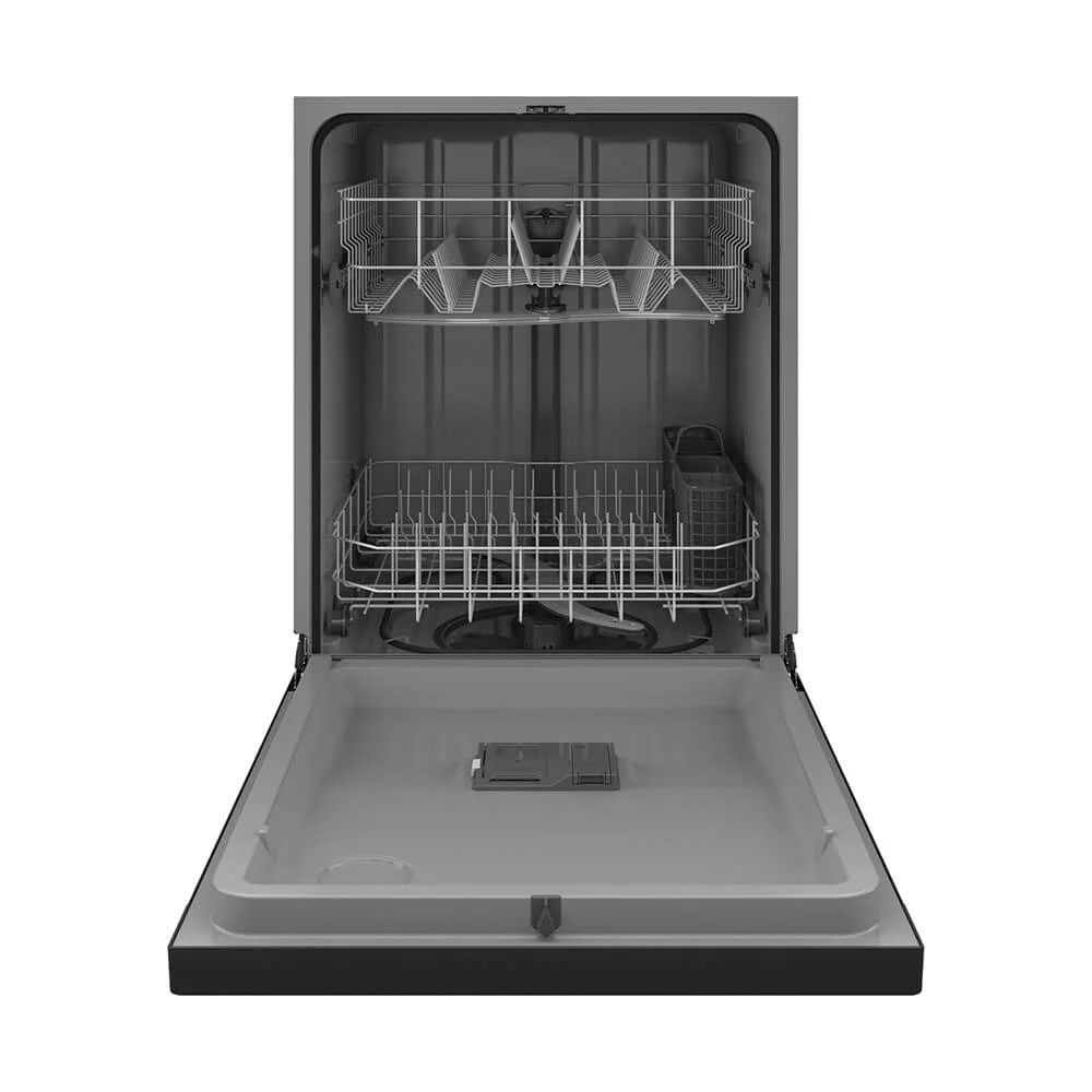 Hotpoint HDF310PGRBB 60 dBA Black Front Control Dishwasher