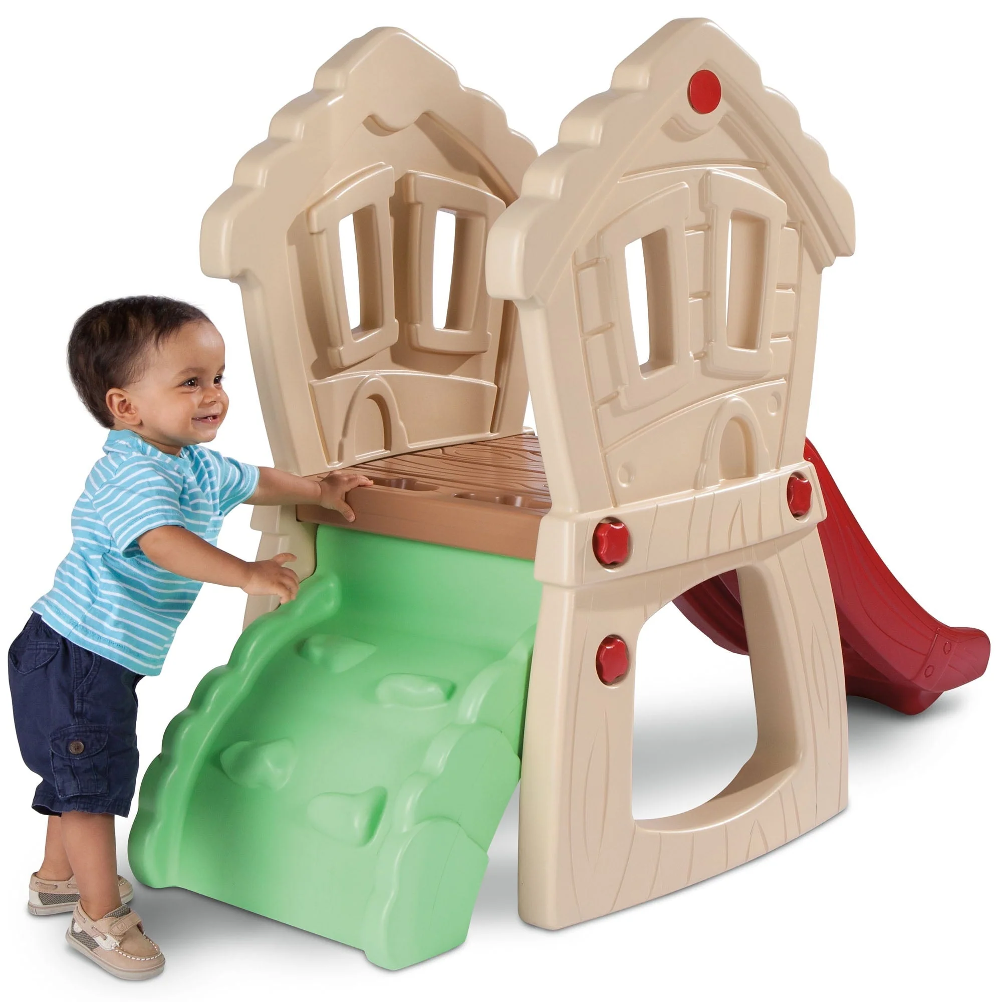 Little Tikes Hide & Seek Climber, Indoor Outdoor Slide and Climbing Playset for Kids Ages 2-5