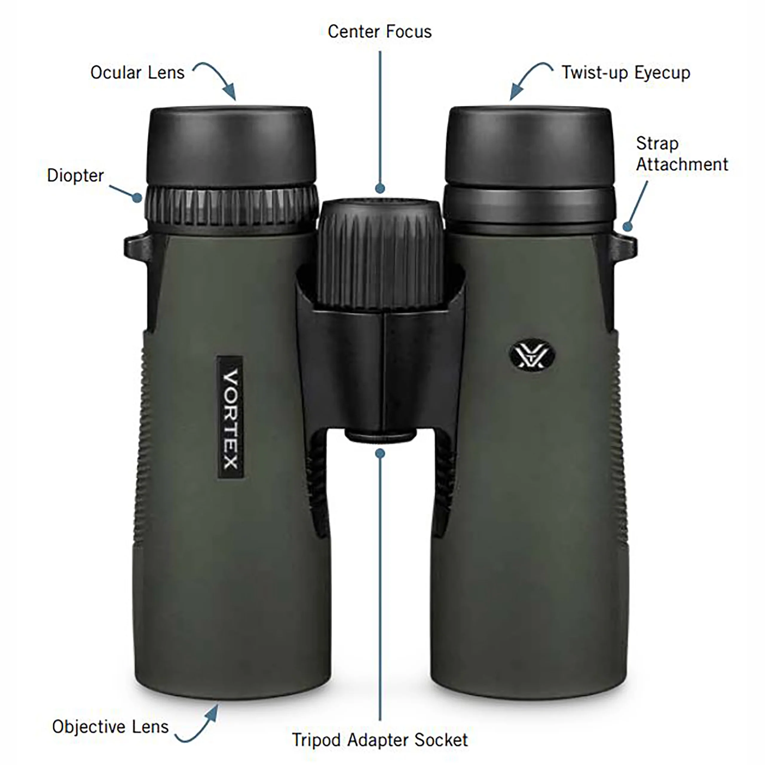 Vortex Optics Diamondback HD Binoculars 10x42
