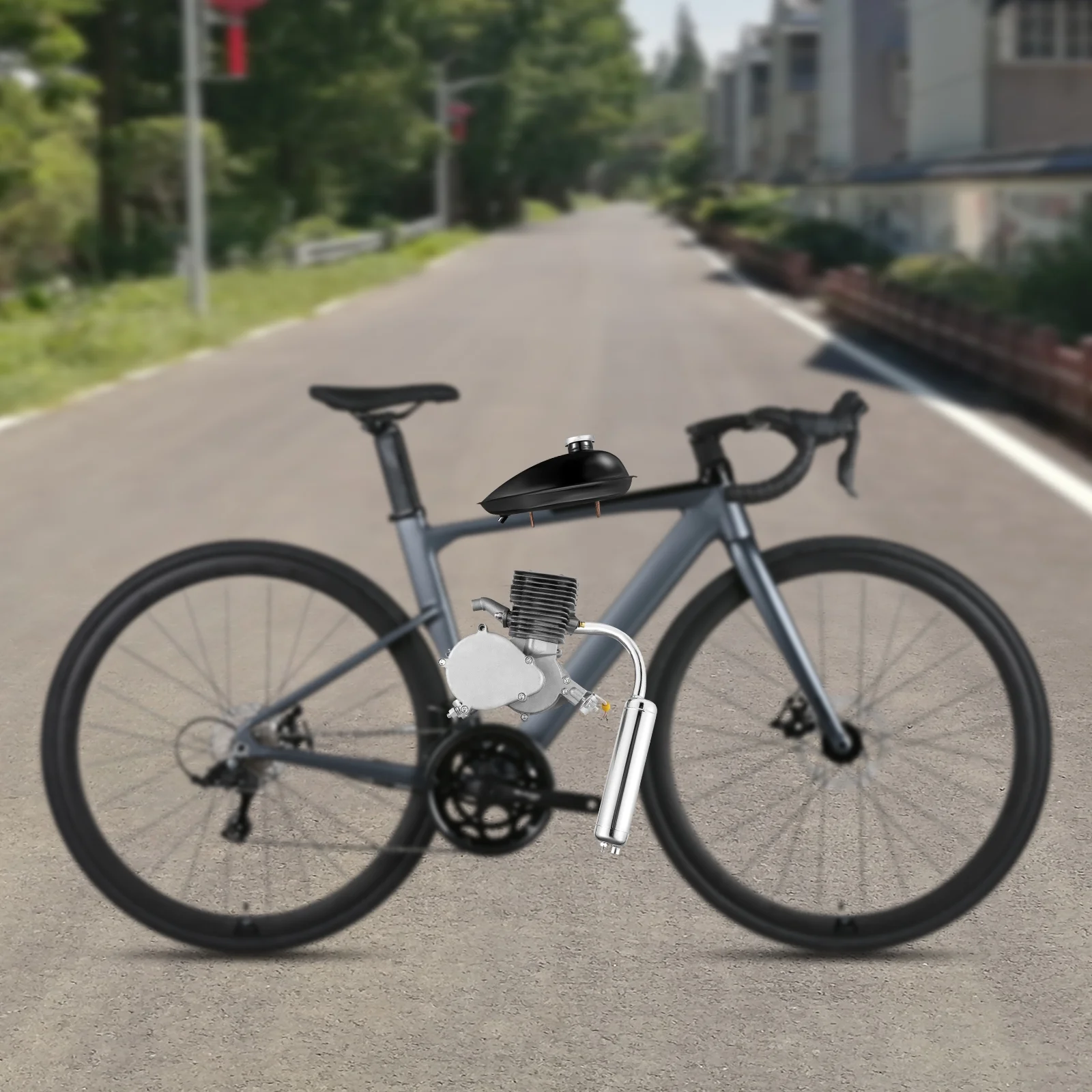 Peakora 100cc 2-Stroke Bicycle Engine Kit 36 Teeth Bike Motor Kit with Large Fuel Tank Motorized Bike Kit for 26-28