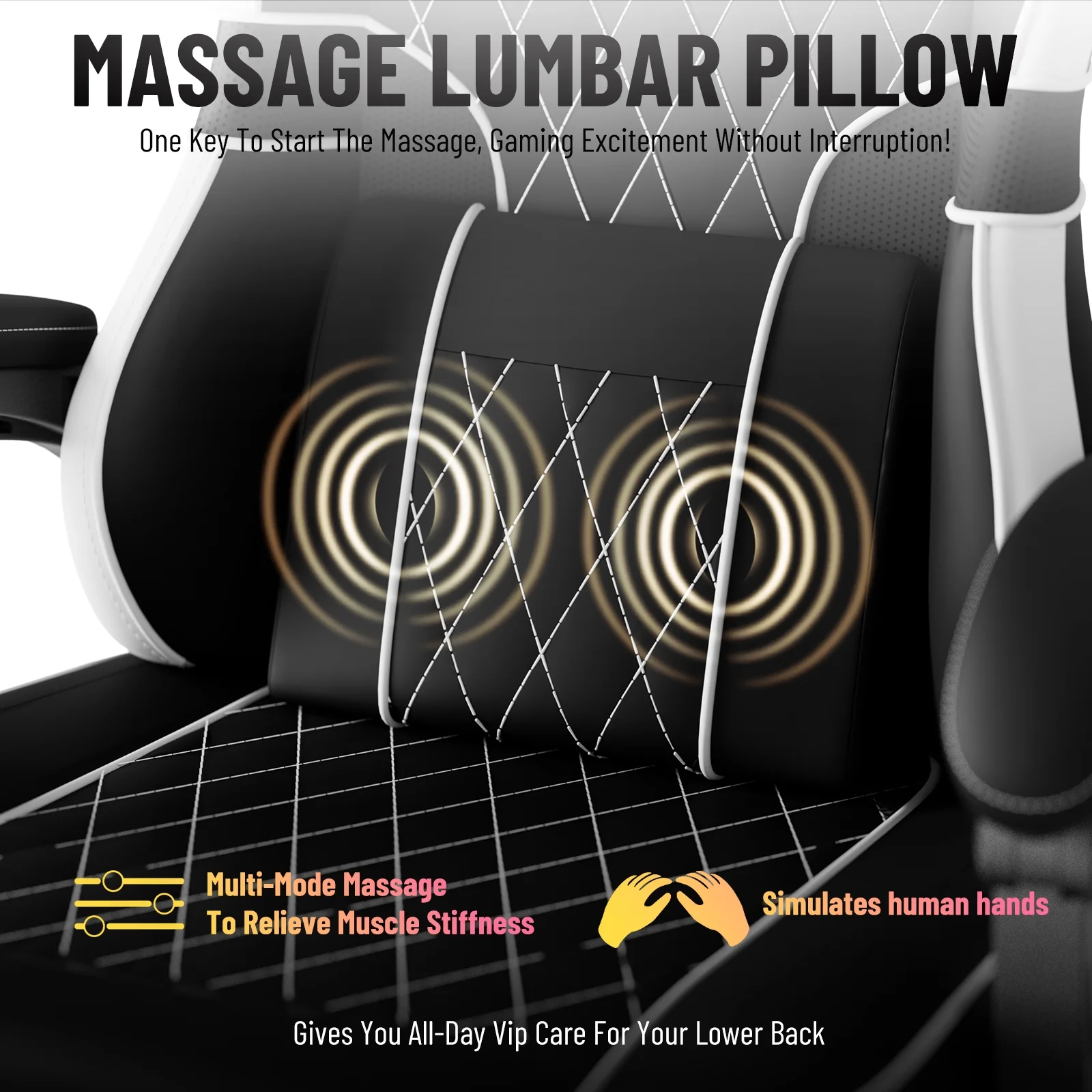 SOONTRANS Gaming Chair for Adults, Velvet Fabric High Back Comfortable Video Game Chair with Footrest and Massage Lumbar Cushion, Racing Computer Desk Chair, Ergonomic Gamer Chair, Black/Grey