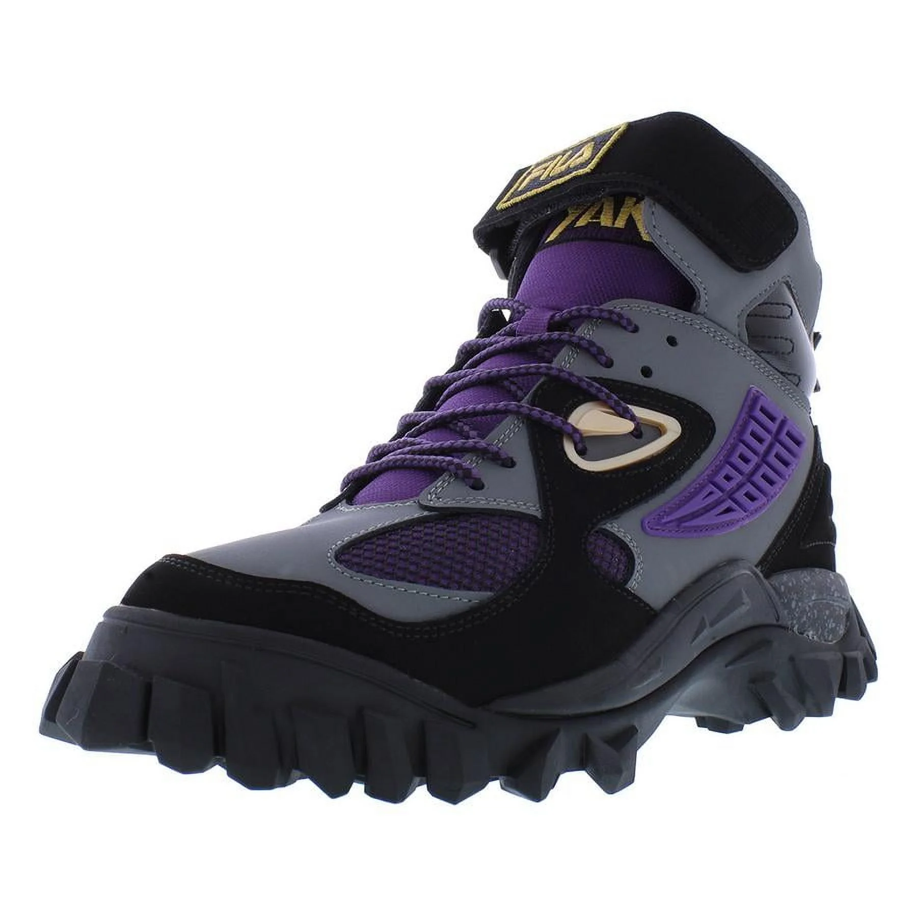 Mens Fila Yak Boots Shoe Size: 9.5 Black - Quietshade - Imperialpurple Boots