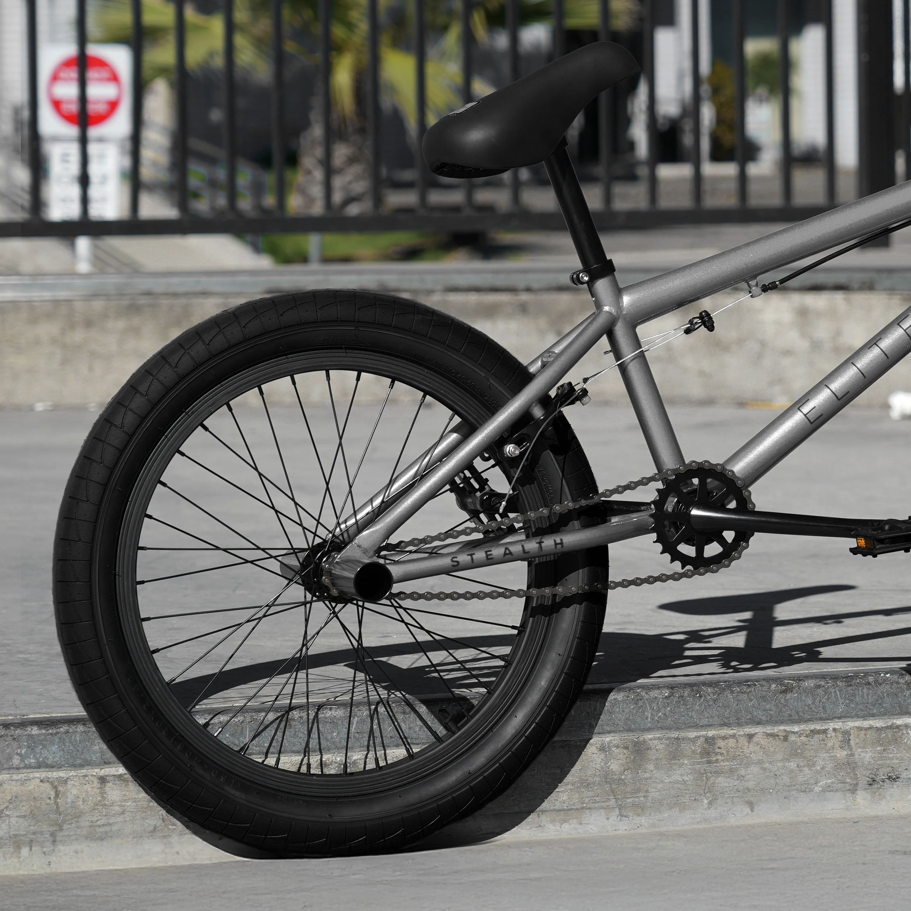 Elite BMX Bicycle 20�� Freestyle Bike - Stealth Blue Purple Ideal for Ages 7 to 18 Years