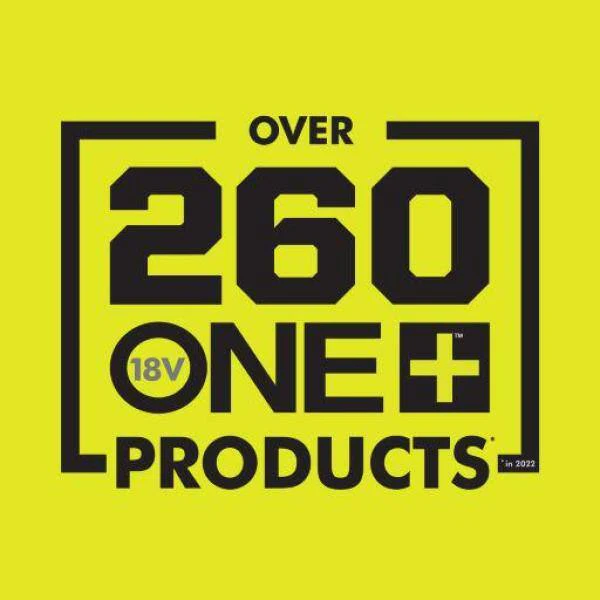 ONE+ 18V Cordless 6-Tool Combo Kit with 1.5 Ah Battery, 4.0 Ah Battery, Charger, and LINK Rolling Tool Box