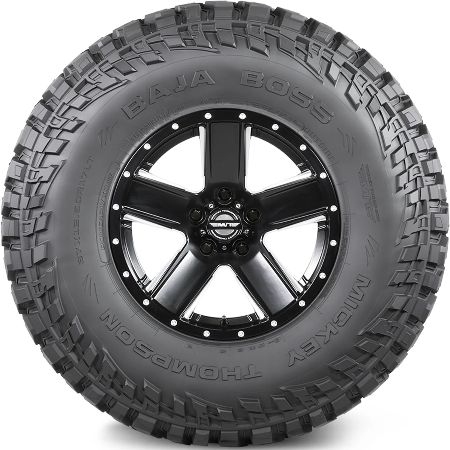 Mickey Thompson Baja Boss M/T Mud Terrain LT33X12.50R15 108Q C Light Truck Tire