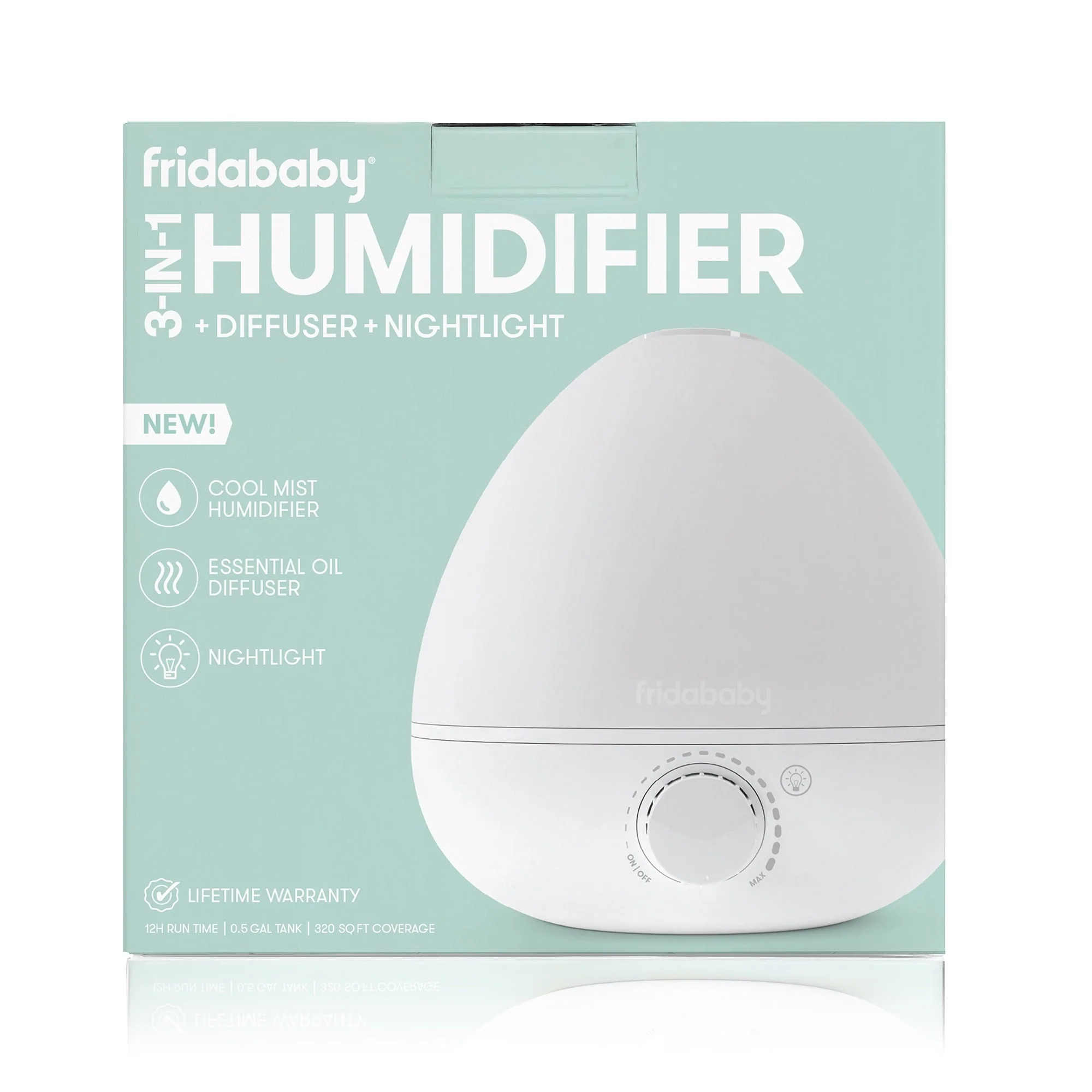 Fridababy BreatheFrida 3-in-1 Humidifier, Diffuser and Nightlight