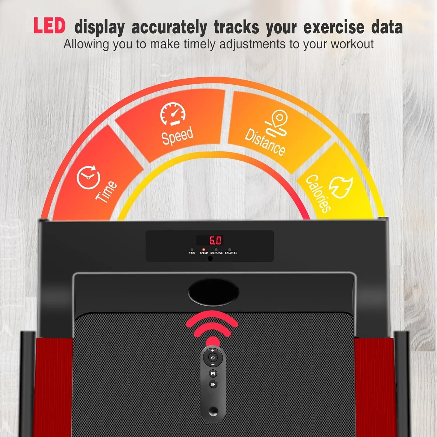 2 in 1 Walking Pad Treadmill, Foldable Treadmills with Handle Bar, 2.5HP Portable Folding Treadmill with Remote Control, Under Desk Treadmill for Home Office, 300lbs, Black