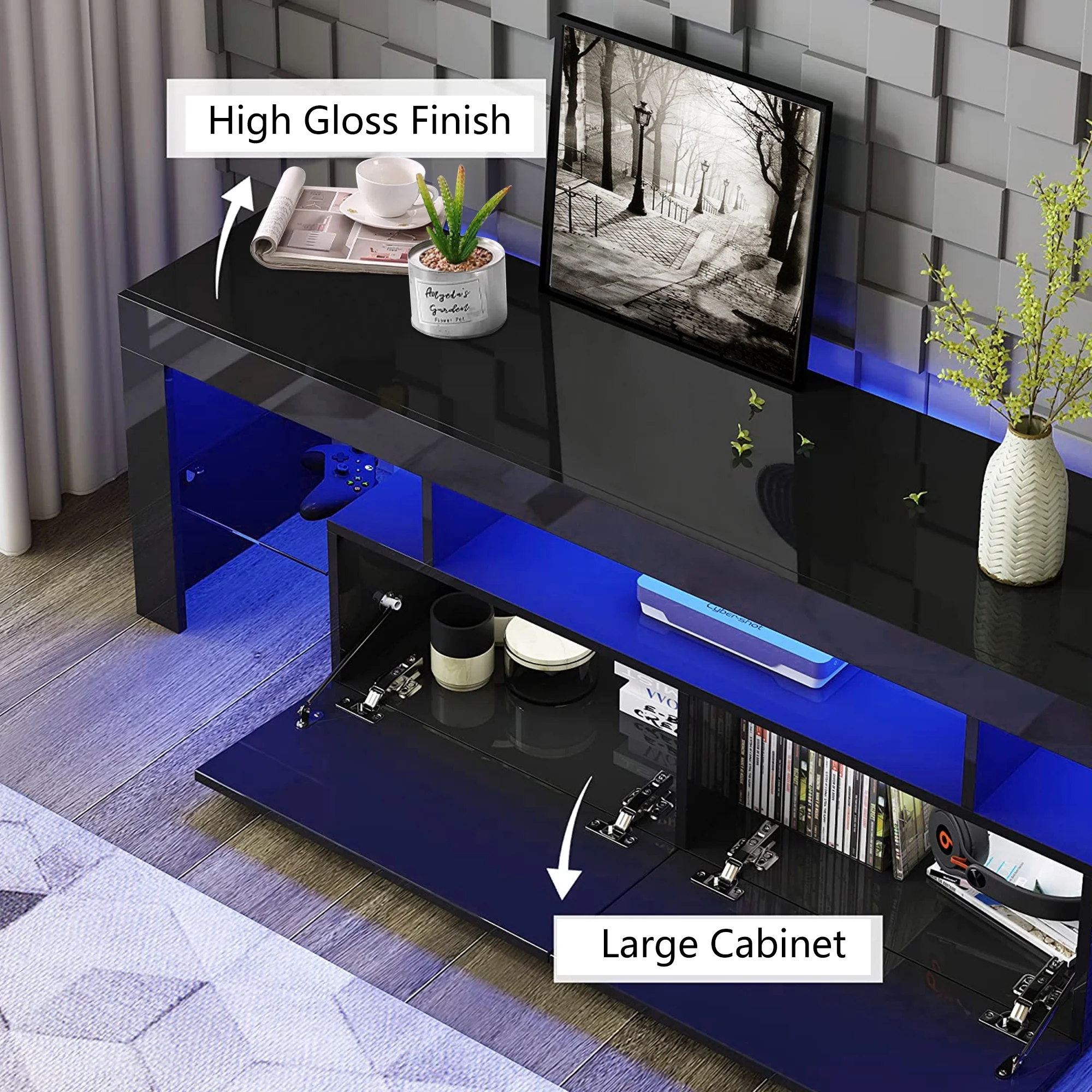 UHOMEPRO TV Stand for TV up to 70