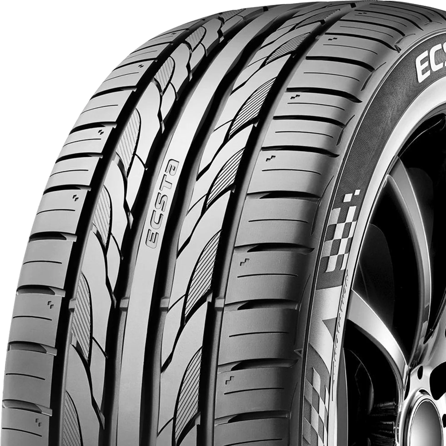 Kumho Ecsta PS31 225/40R18 ZR 92W XL High Performance Tire Fits: 2014-15 Honda Civic Si, 2013 Toyota Corolla LE