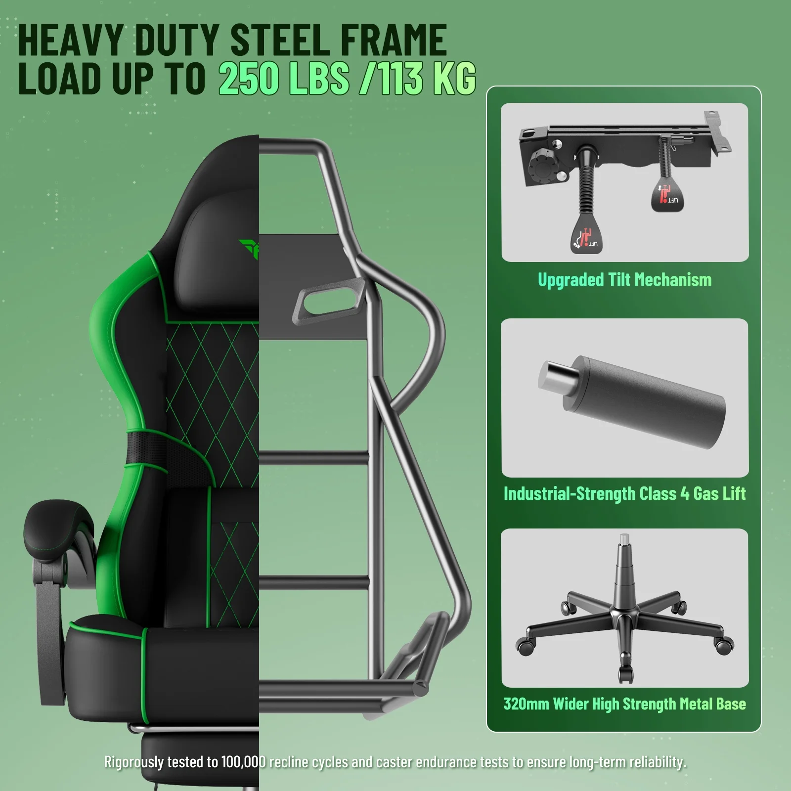 SOONTRANS Gaming Chair for Adults, Velvet Fabric High Back Comfortable Video Game Chair with Footrest and Massage Lumbar Cushion, Racing Computer Desk Chair, Ergonomic Gamer Chair, Black/Grey