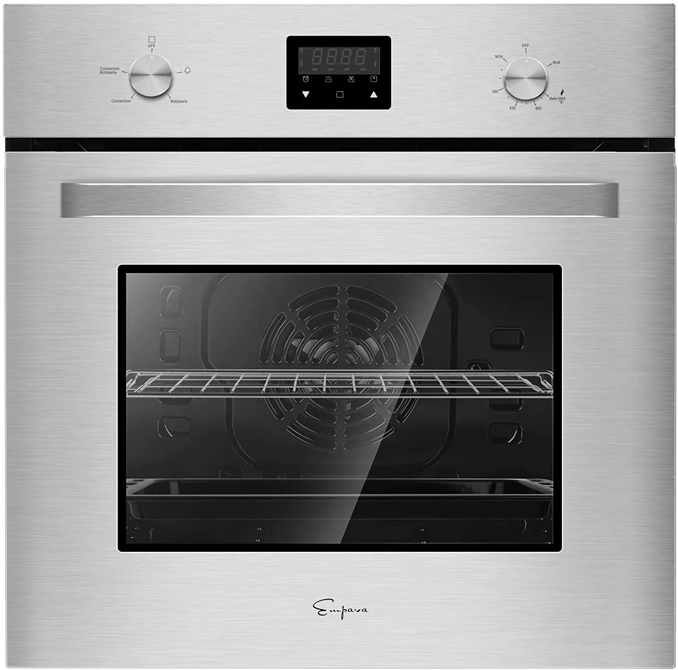 Empava 24 in. 2.3 Cu. Ft. Single Gas Wall Oven 24WO09 - Only For NG Gas