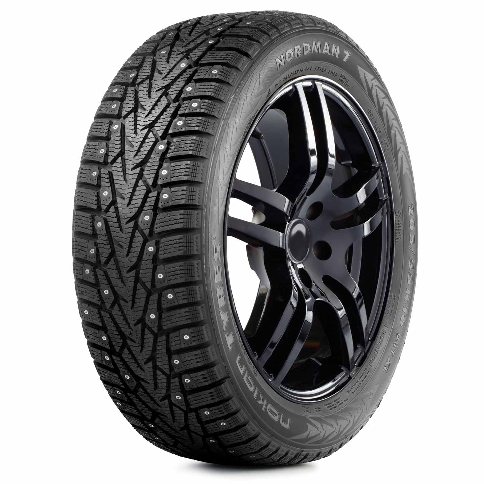 Nokian Nordman 7 Studded Winter 205/55R16 94T XL Passenger Tire