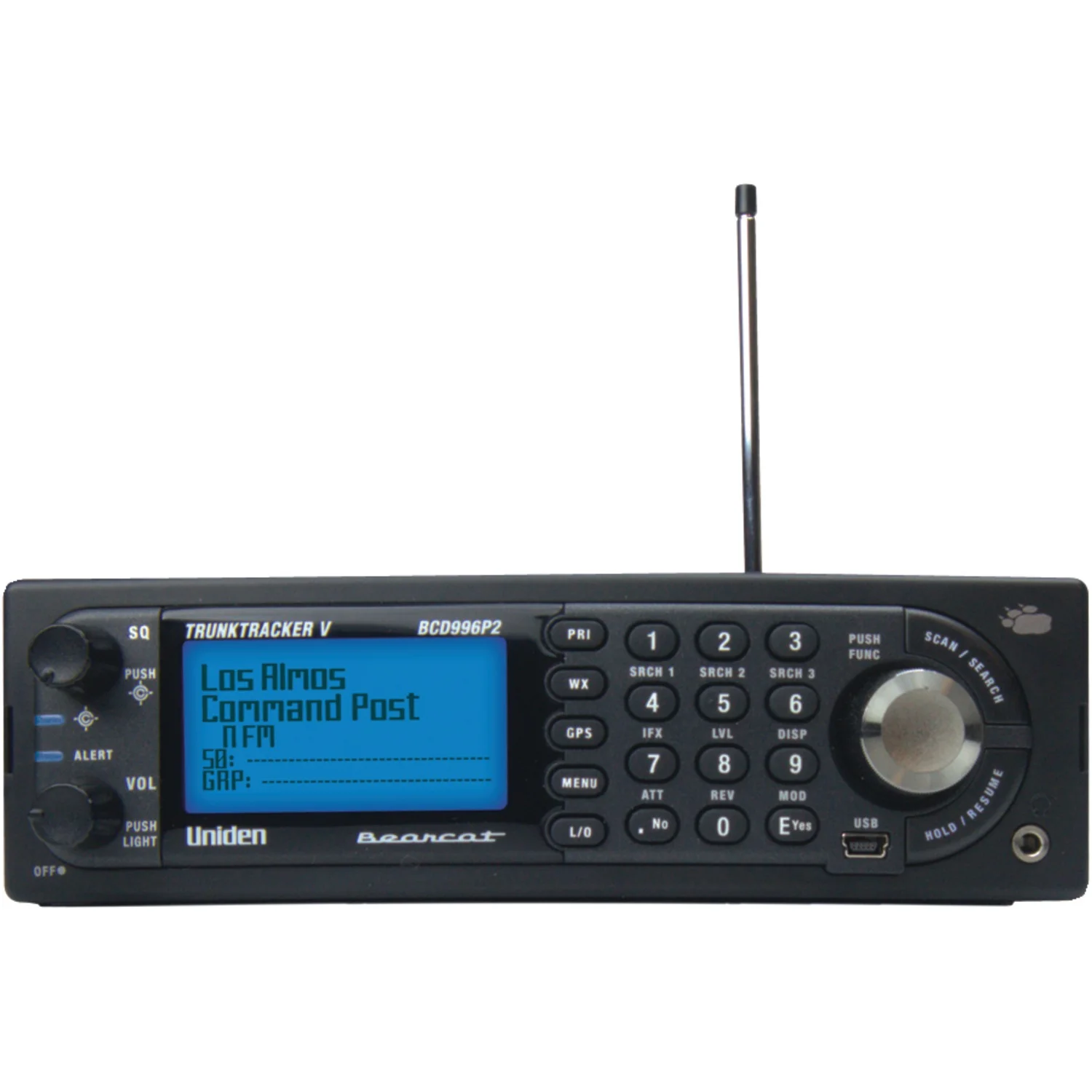 Uniden TrunkTracker V Digital Mobile Scanner, BCD996P2