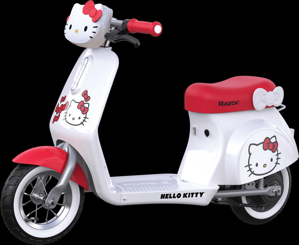 Razor Hello Kitty Pocket Mod Petite - 12V Electric Scooter for Kids. up to 8 mph. for Child Ages 7+