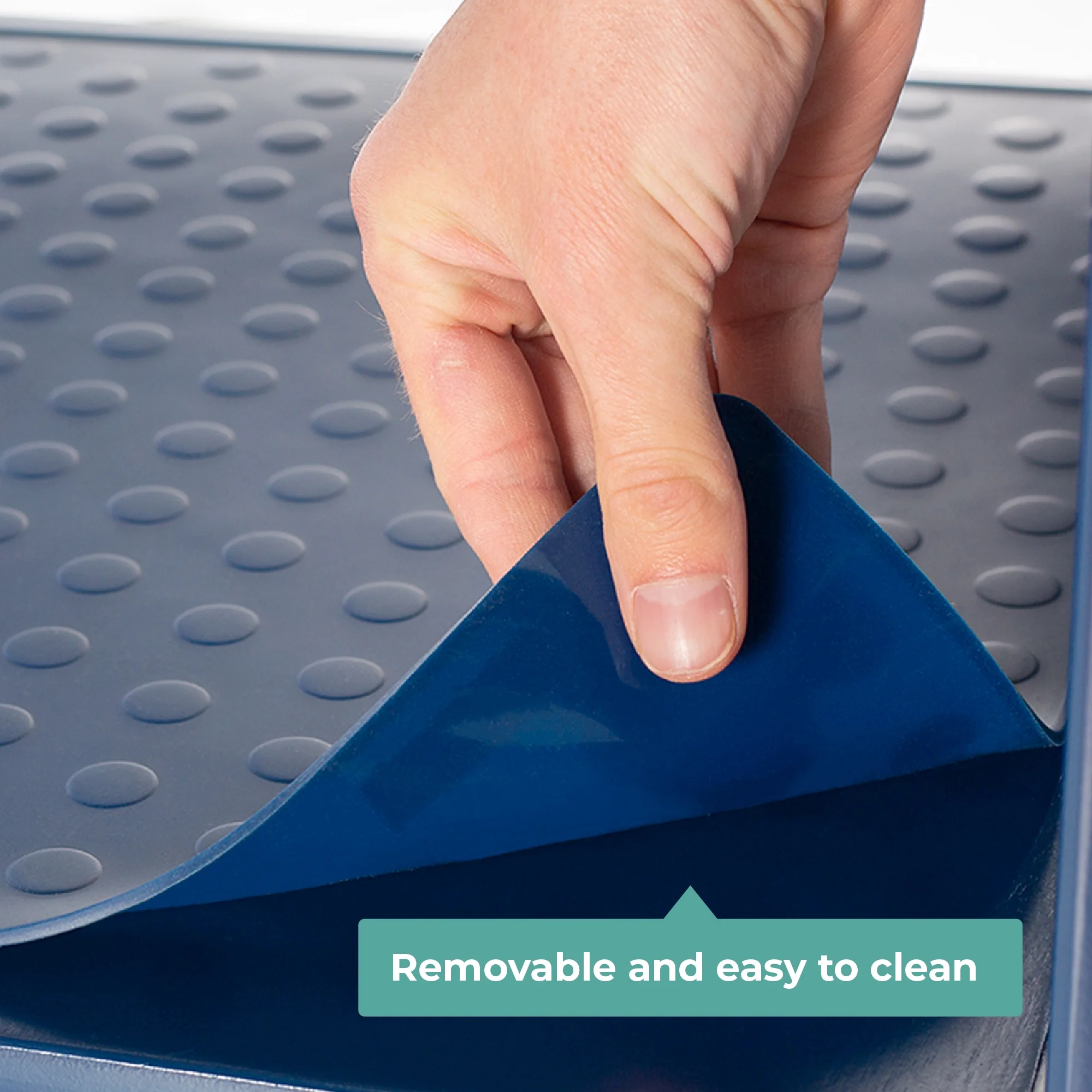 Guidecraft Contemporary Kitchen Helper Step Stool - White: Adjustable, Folding Montessori Toddler Tower - Safety Learning Furniture