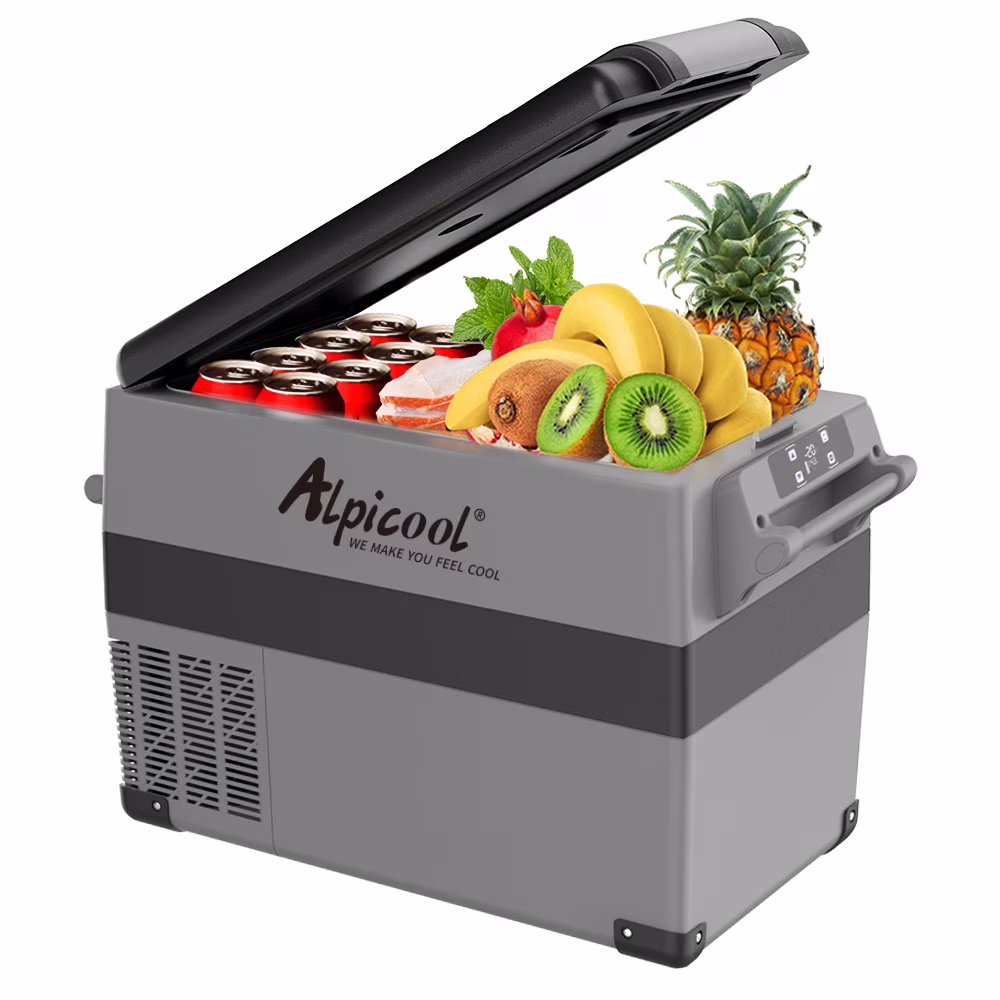 Alpicool CF55 Portable Refrigerator 12 Volt Car Freezer 58 Quart(55 Liter) Vehicle, Car, Truck, RV, Boat, Mini fridge freezer for Driving, Travel, Fishing, Outdoor -4��F to 68��F