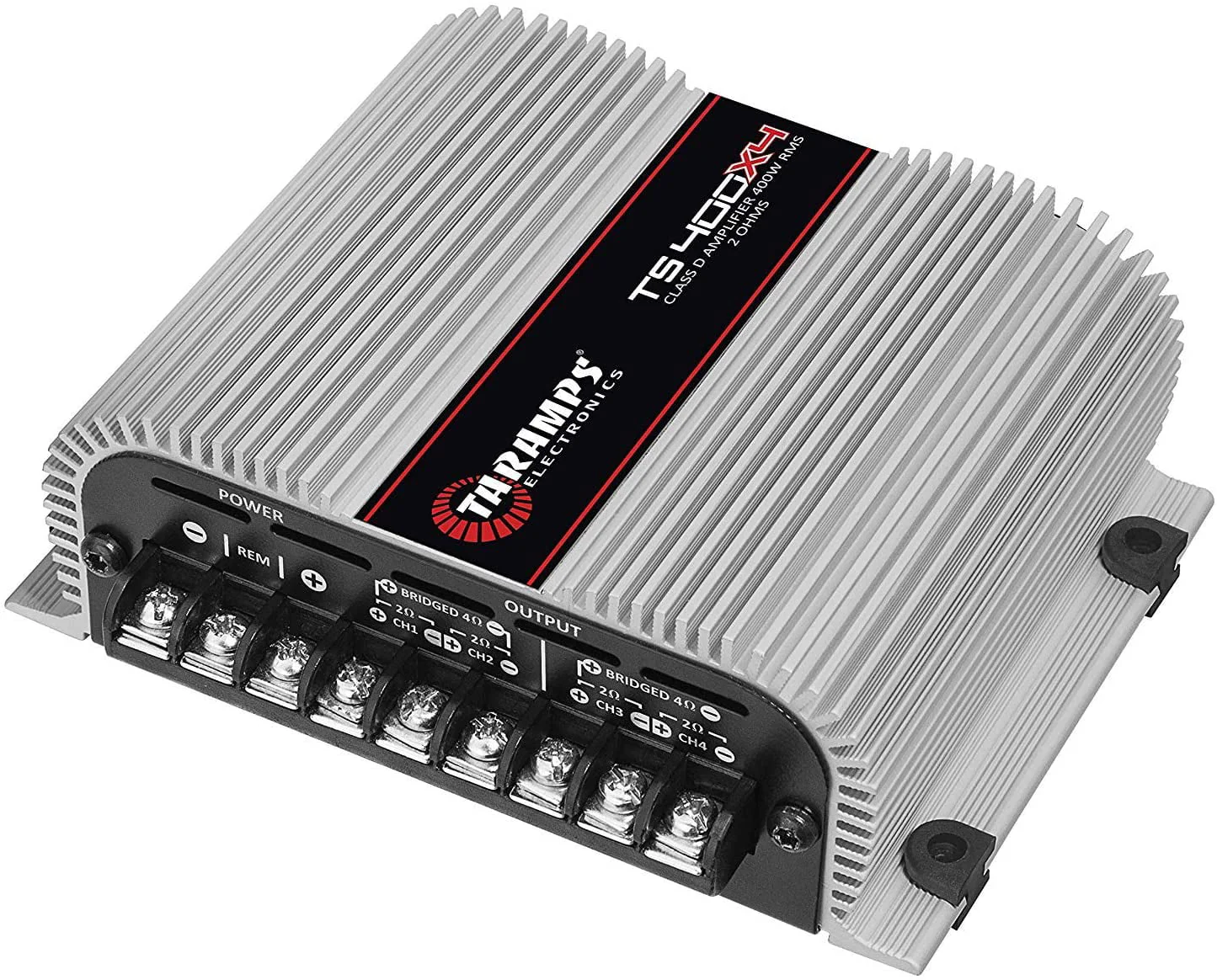 Taramps TS400X4 Full Range 2 Ohm 4 Channel 400W Class D Car Audio Amplifier