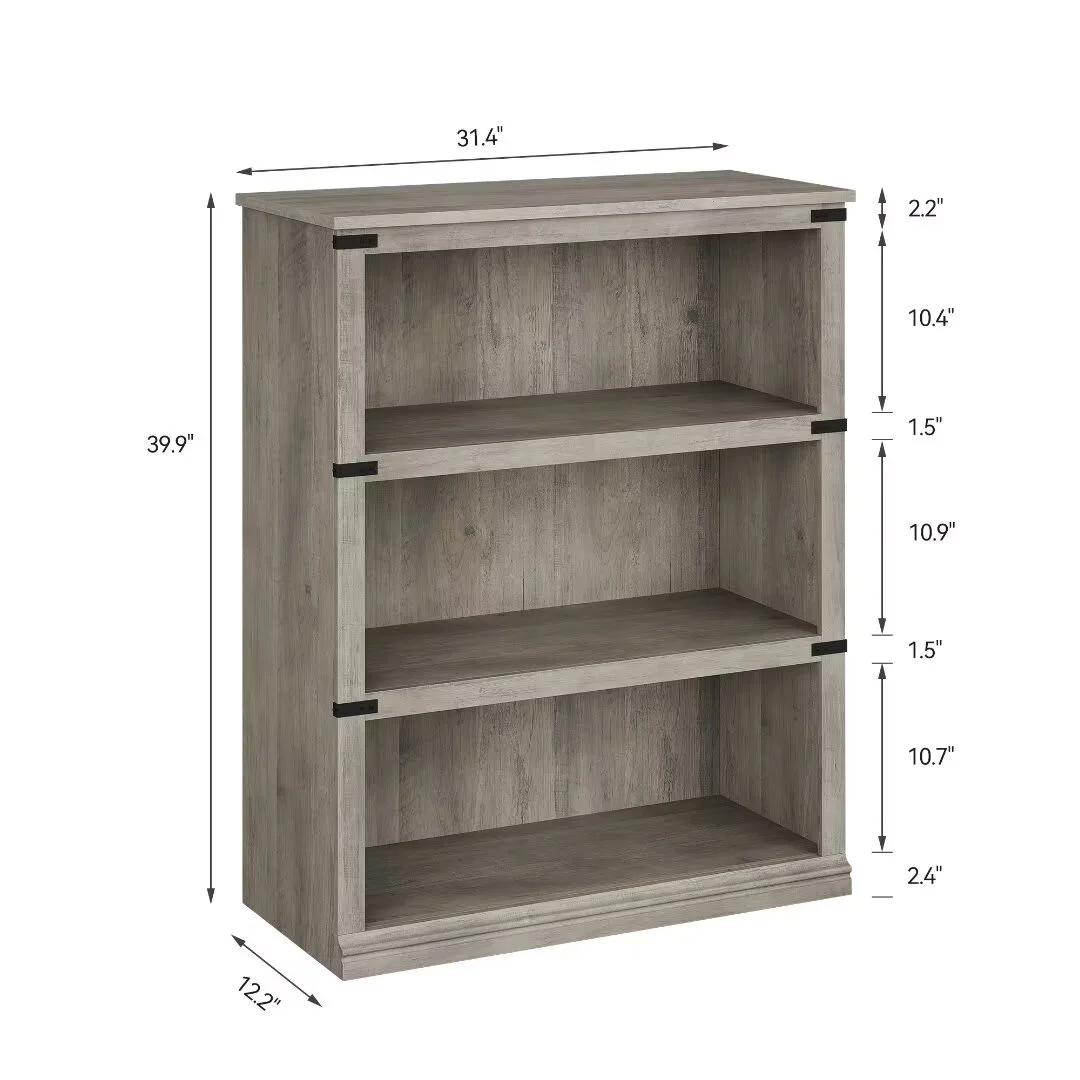 3 Shelf Bookcase, 40