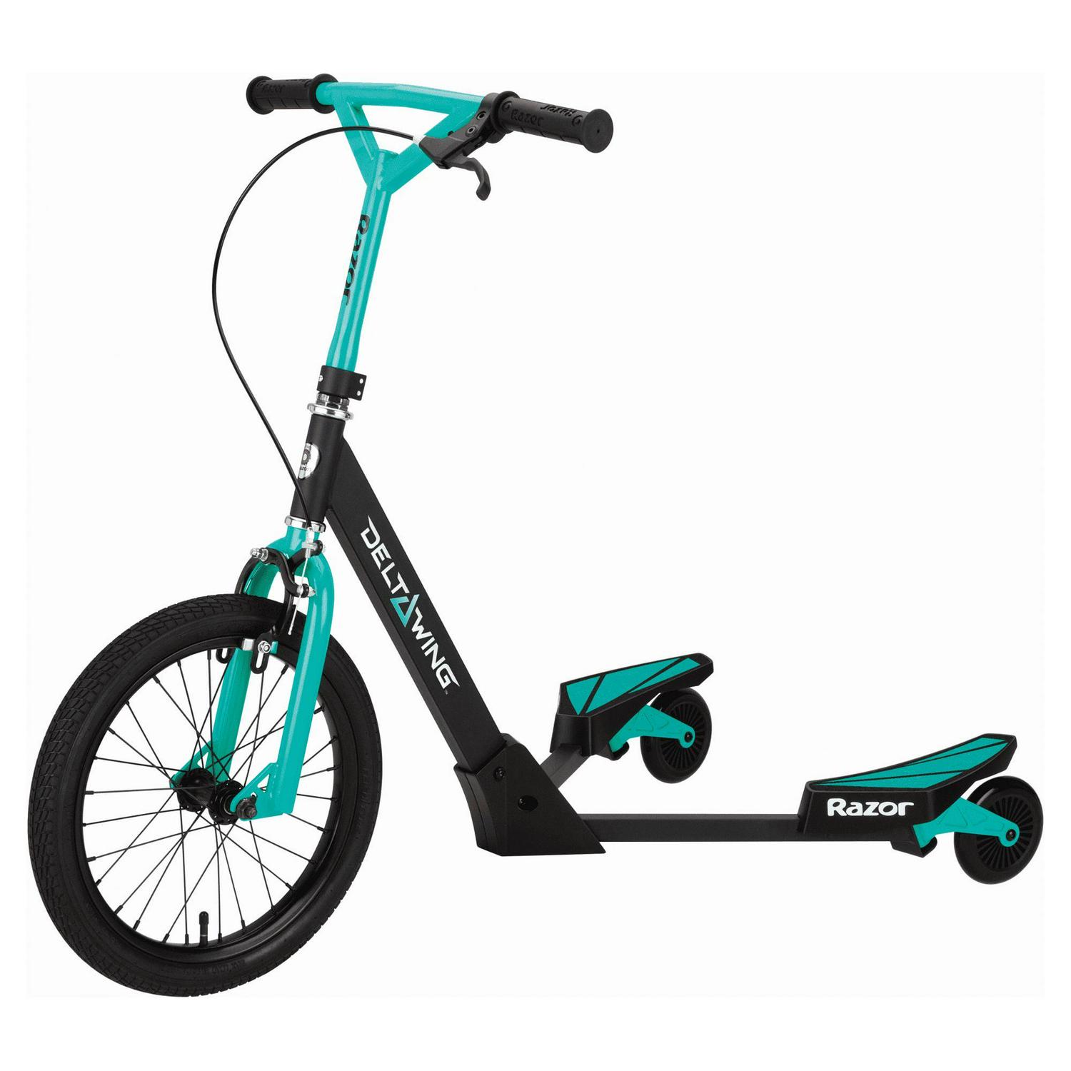 Razor Teal 3-Wheel Drifting Delta Wing Scooter- Ages 6+