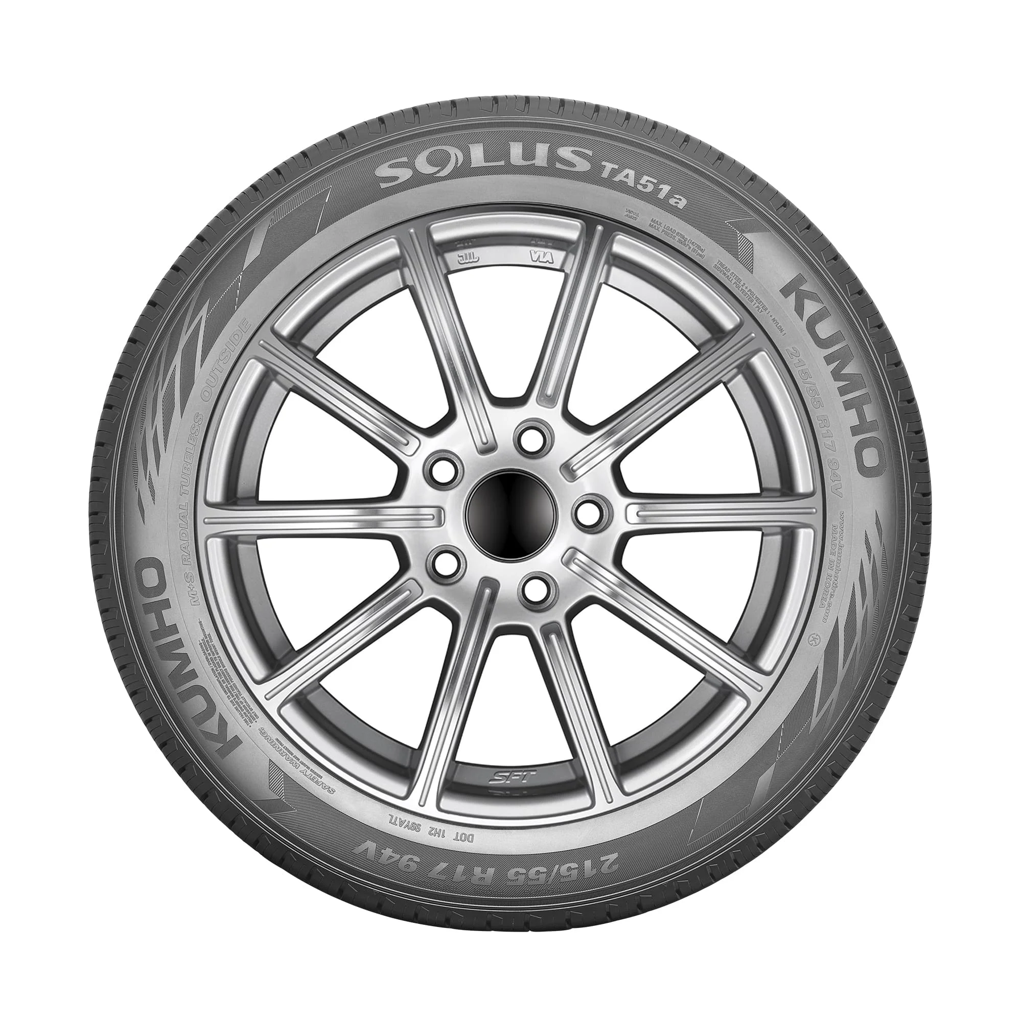 Kumho Solus TA51a All Season 205/65R15 94H Passenger Tire